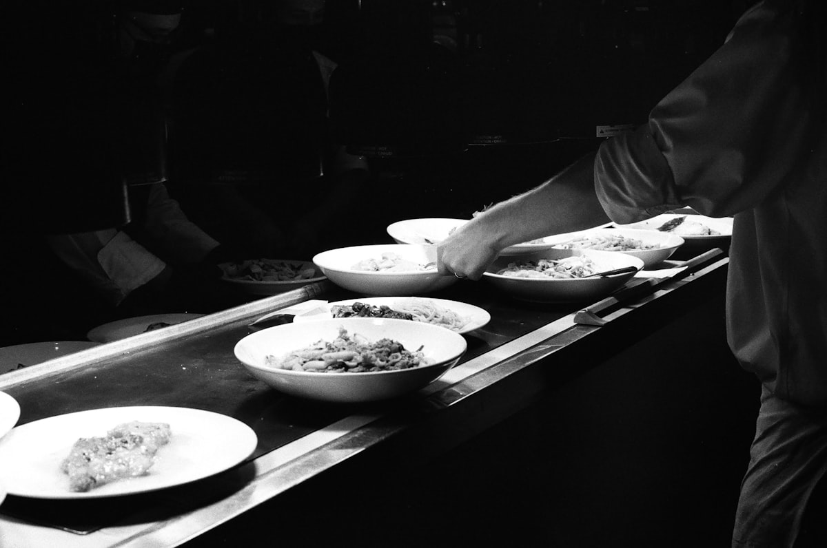 In the kitchen at Pillar Hospitality